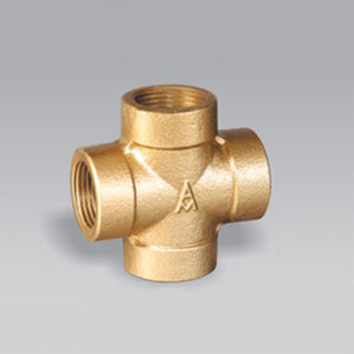 L-651 黃銅內螺紋四通