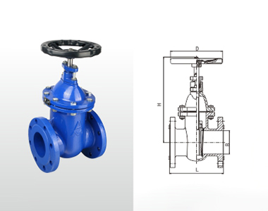 6157/6157B Z45T-16 鐵制法蘭暗桿閘閥