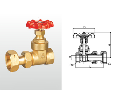 116/116B Z15W-16T 黃銅水表閘閥